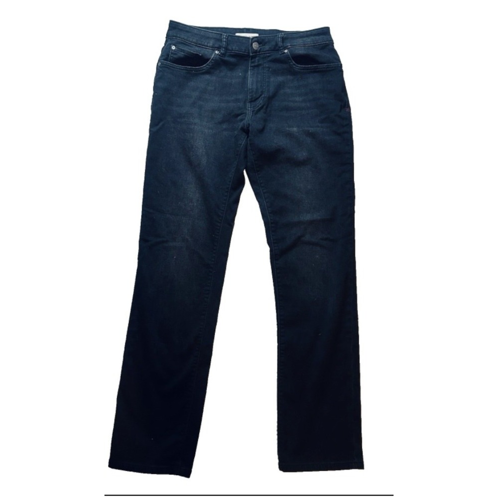 Warp + Weft Jeans Men's 32X30 Black AMS Amsterdam Slim Stretch Denim (32X30) - Picture 2 of 16